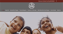 Desktop Screenshot of paramountchristianacademy.com